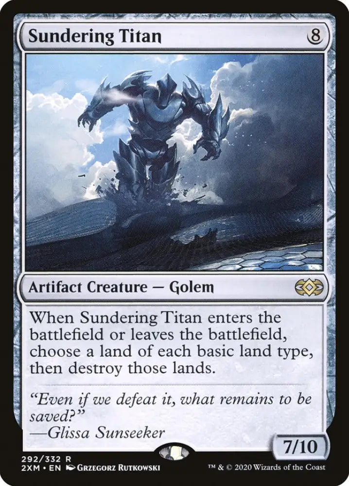 Sundering Titan [Double Masters] - MTG Single