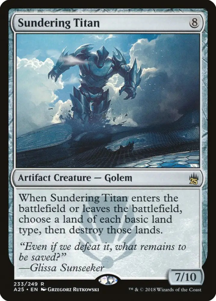 Sundering Titan [Masters 25] - MTG Single