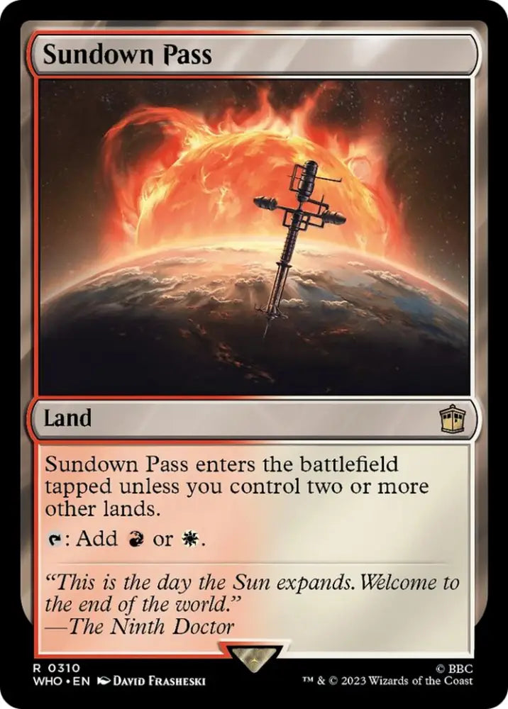 Sundown Pass [Doctor Who] - MTG Single