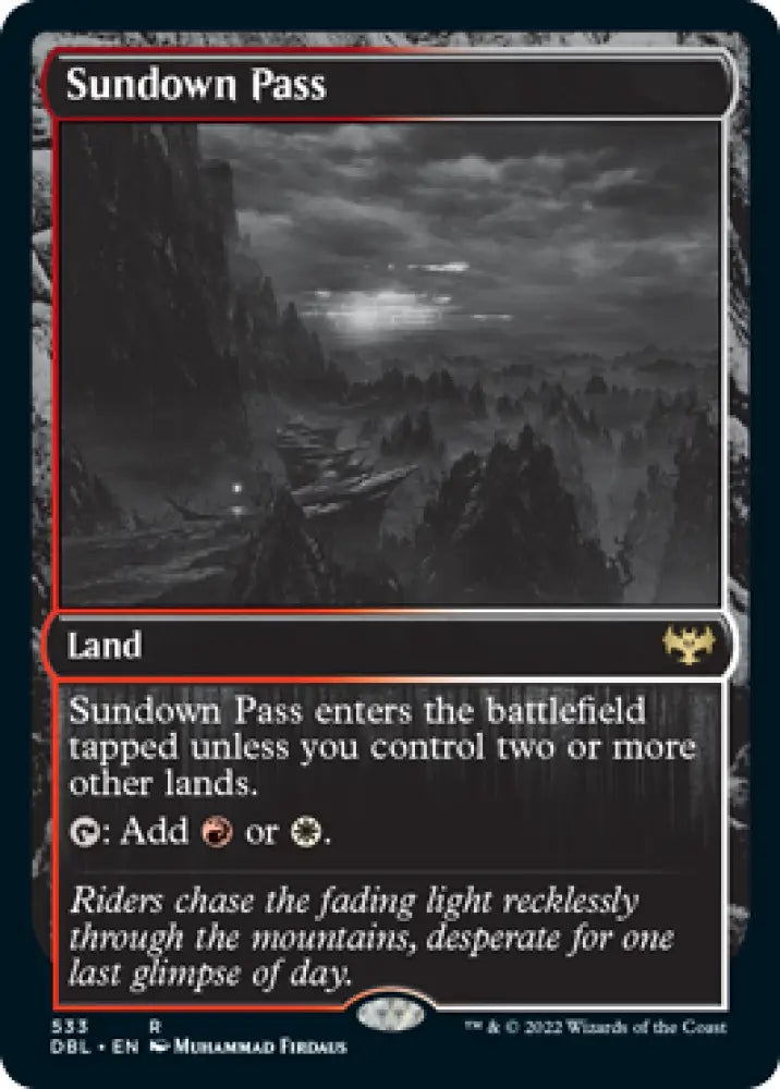 Sundown Pass [Innistrad: Double Feature] - MTG Single