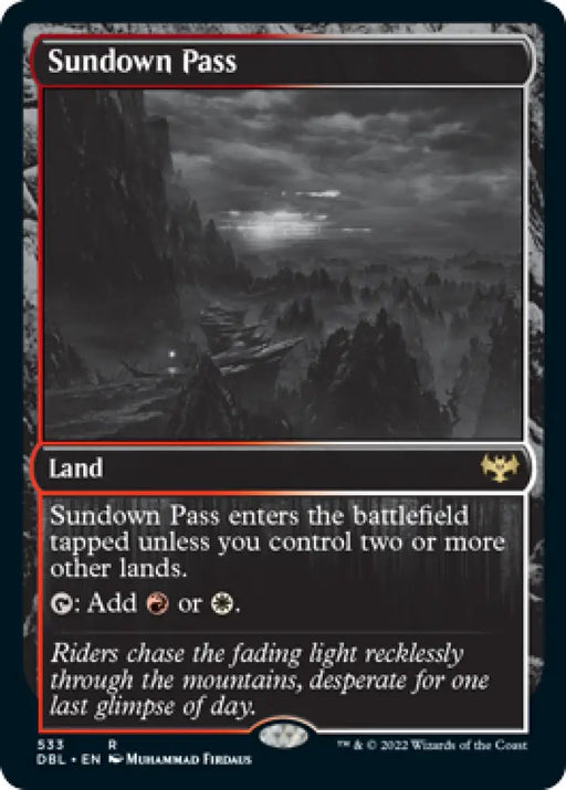 Sundown Pass [Innistrad: Double Feature] - MTG Single