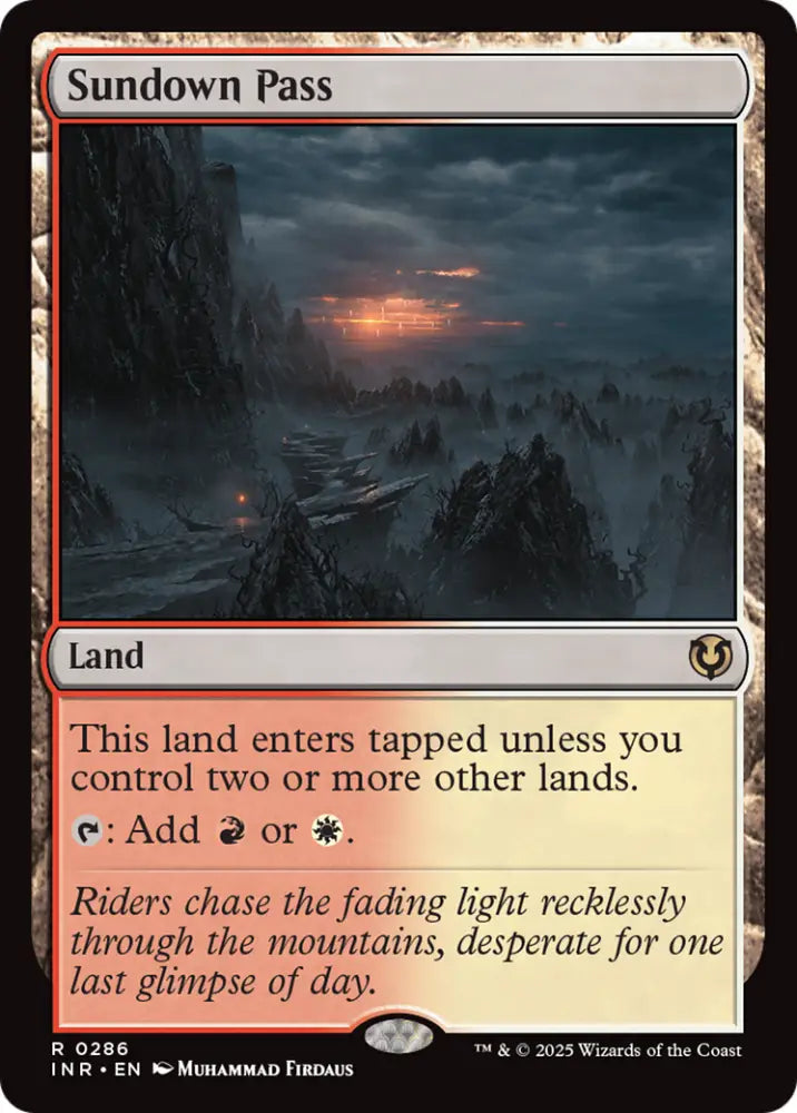 Sundown Pass [Innistrad Remastered] - MTG Single