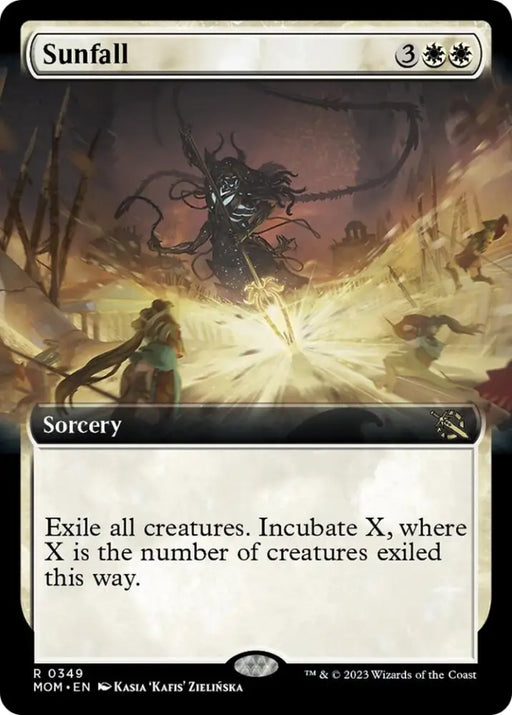 Sunfall (Extended Art) [March of the Machine] - MTG Single