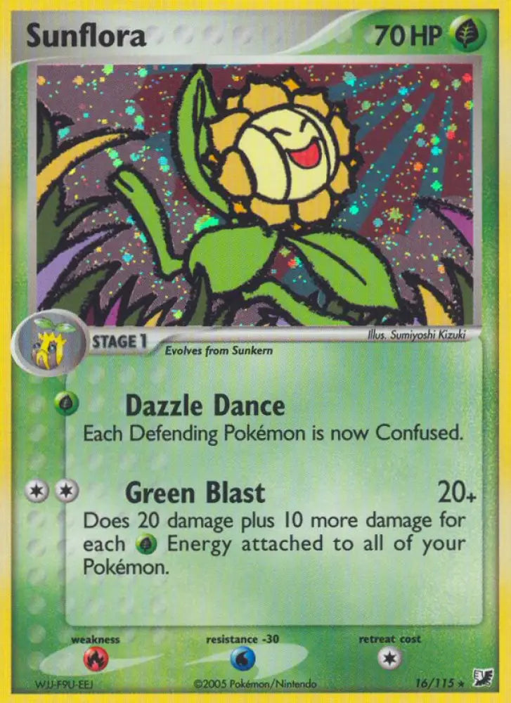 Sunflora (16/115) [EX: Unseen Forces] - Pokemon Single