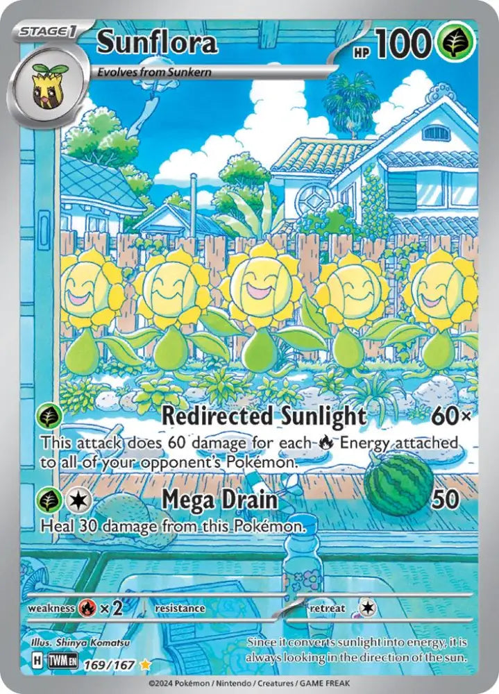Sunflora (169/167) [Scarlet & Violet: Twilight Masquerade] - Pokemon Single