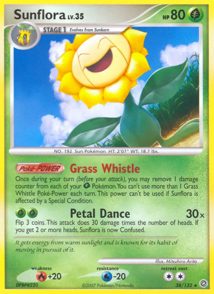 Sunflora (38/132) [Diamond & Pearl: Secret Wonders] - Pokemon Single