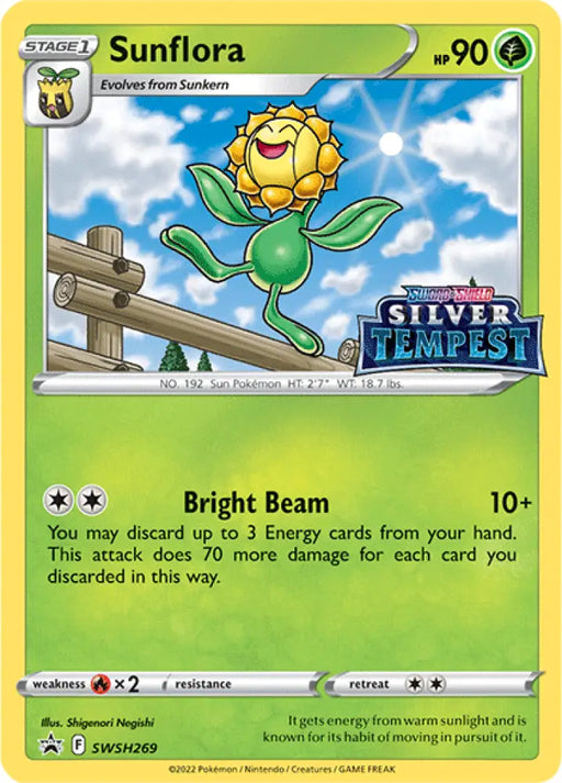 Sunflora (SWSH269) (Prerelease) [Sword & Shield: Black Star Promos] - Pokemon Single