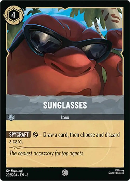 Sunglasses (202/204) [Azurite Sea] - Lorcana Single