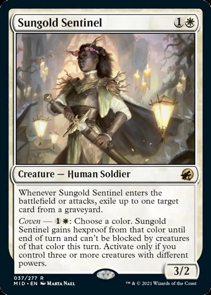 Sungold Sentinel [Innistrad: Midnight Hunt] - MTG Single