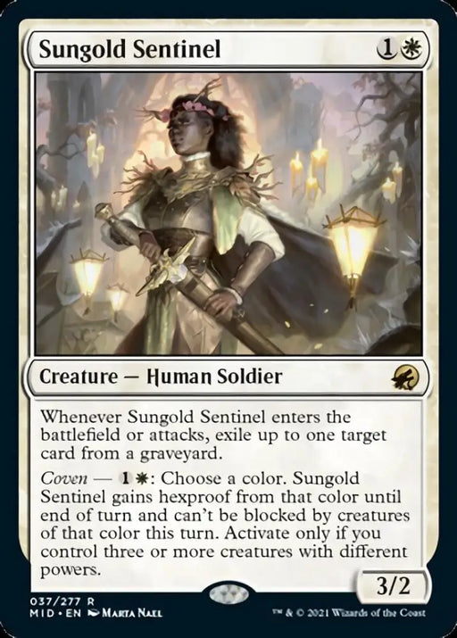 Sungold Sentinel [Innistrad: Midnight Hunt] - MTG Single