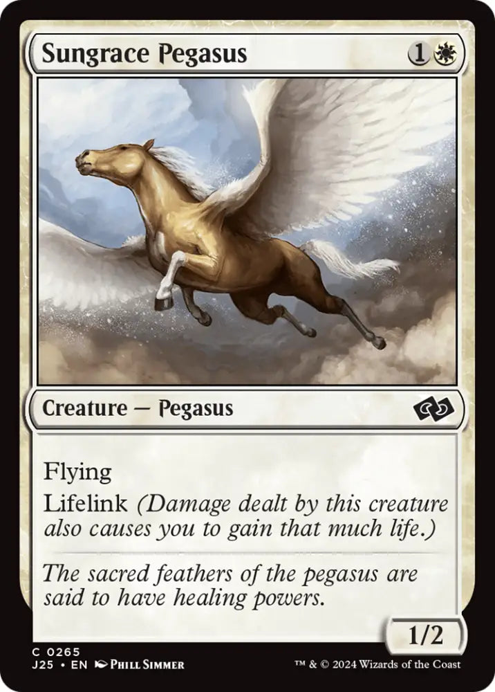Sungrace Pegasus [Foundations Jumpstart] - MTG Single