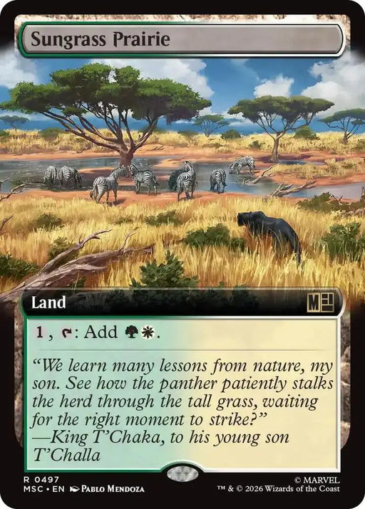Sungrass Prairie (Extended Art) (497) [Marvel Super Heroes Commander]
