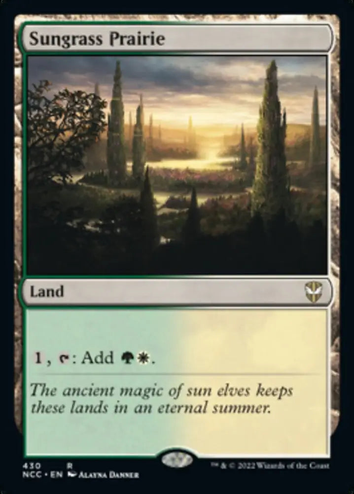 Sungrass Prairie [Streets of New Capenna Commander] - MTG Single