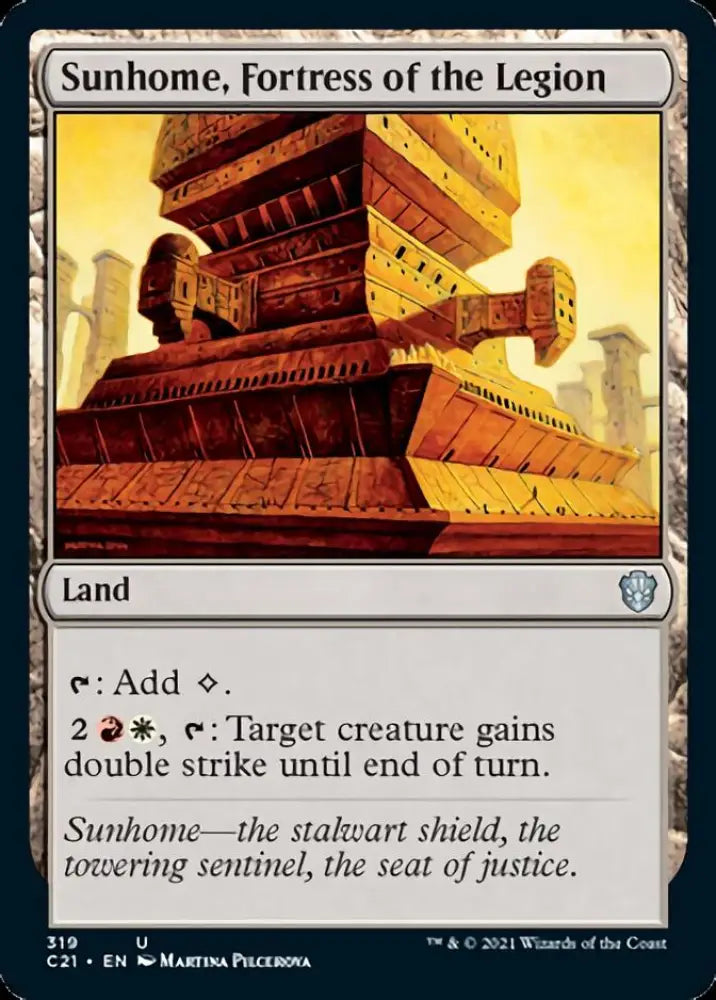 Sunhome Fortress of the Legion [Commander 2021] - MTG Single