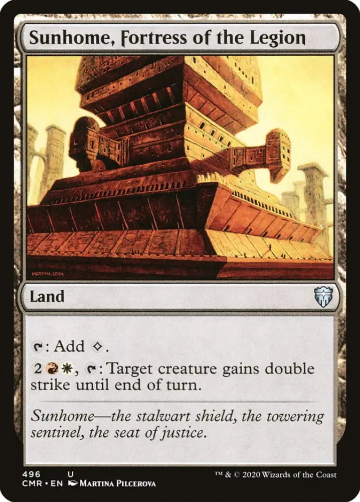 Sunhome Fortress of the Legion [Commander Legends] - MTG Single