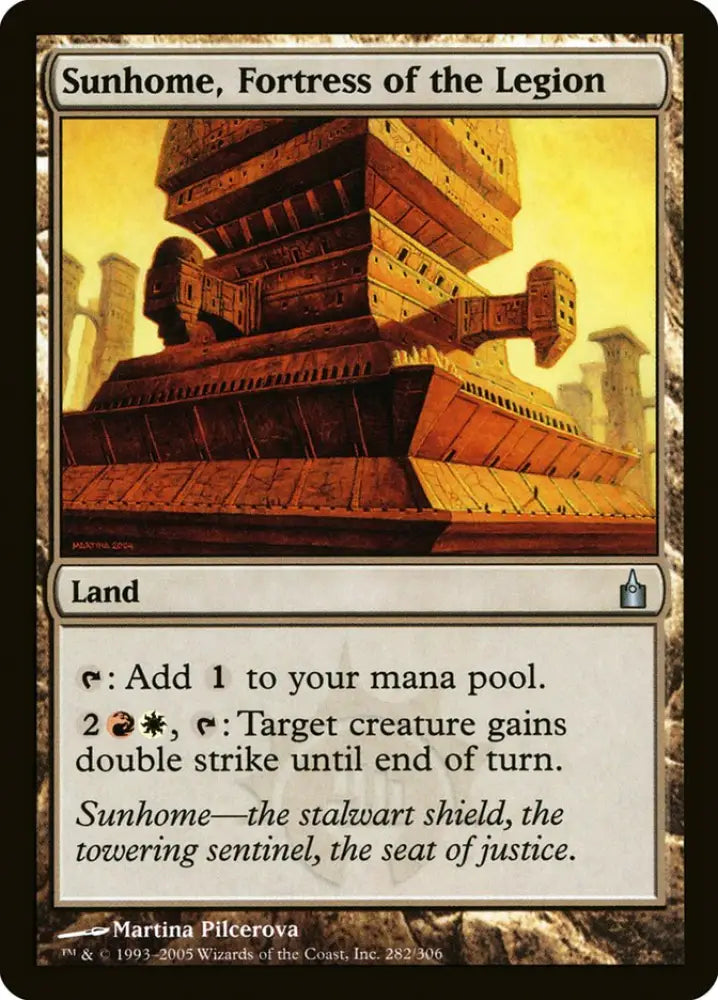 Sunhome Fortress of the Legion [Ravnica: City of Guilds] - MTG Single