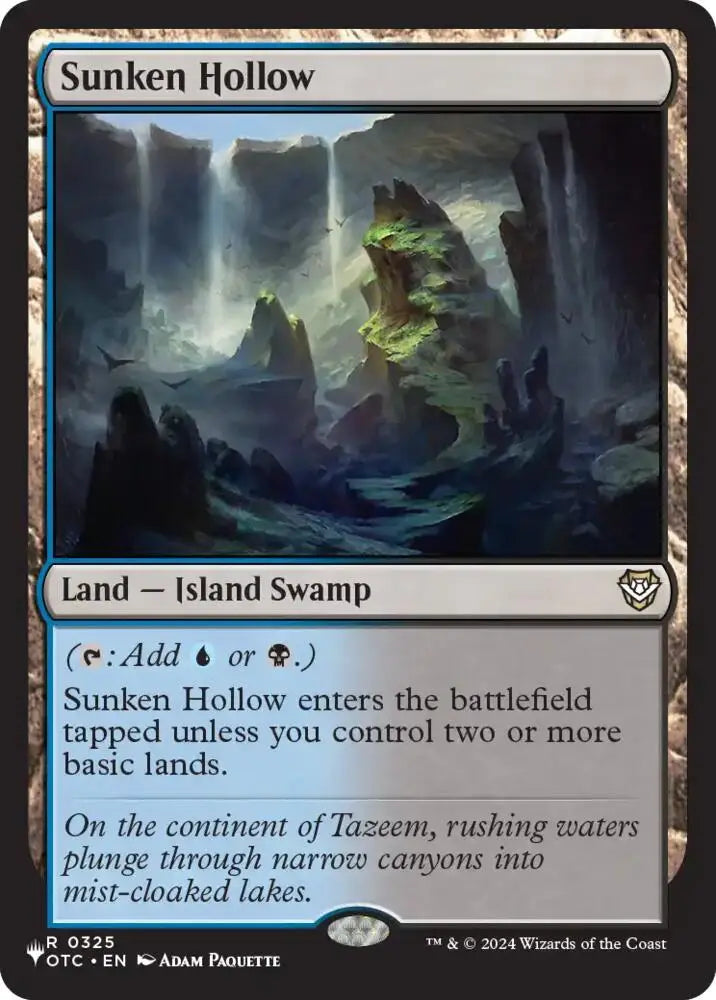 Sunken Hollow (325) [The List]