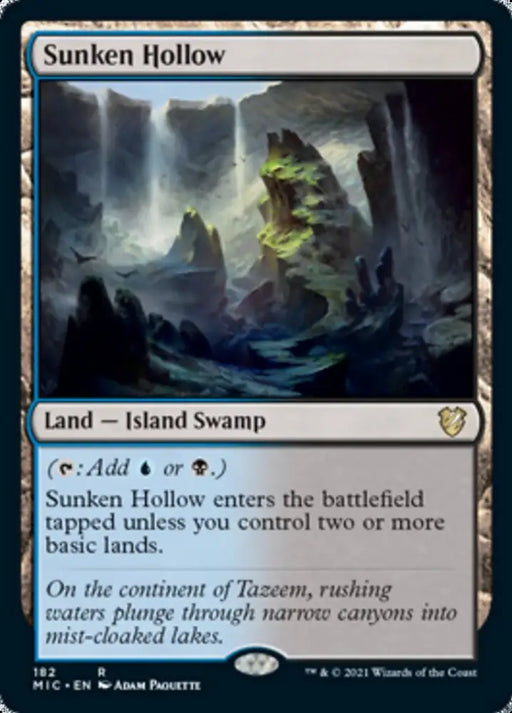 Sunken Hollow [Innistrad: Midnight Hunt Commander] - MTG Single