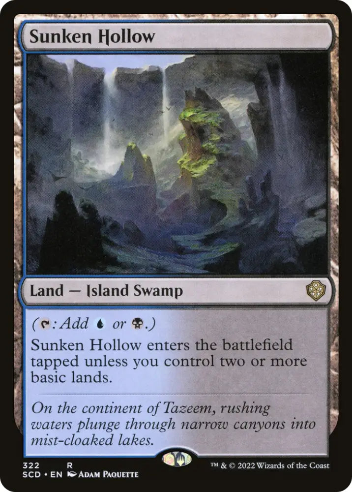 Sunken Hollow [Starter Commander Decks] - MTG Single