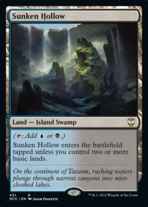 Sunken Hollow [Streets of New Capenna Commander] - MTG Single