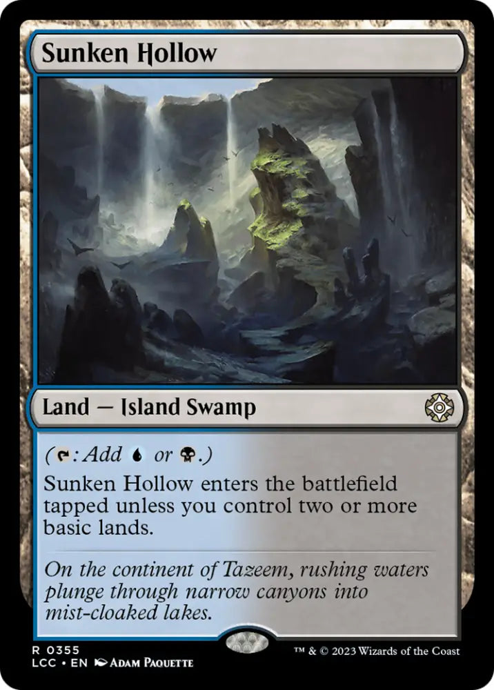 Sunken Hollow [The Lost Caverns of Ixalan Commander] - MTG Single