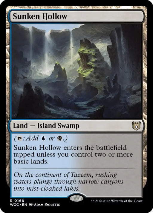 Sunken Hollow [Wilds of Eldraine Commander] - MTG Single