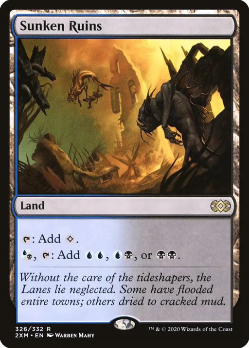 Sunken Ruins [Double Masters] - MTG Single