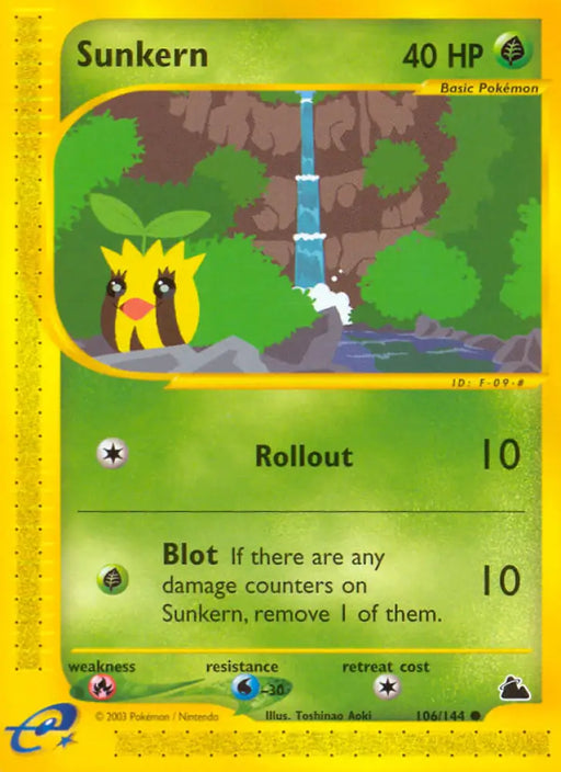 Sunkern (106/144) [Skyridge] - Pokemon Single
