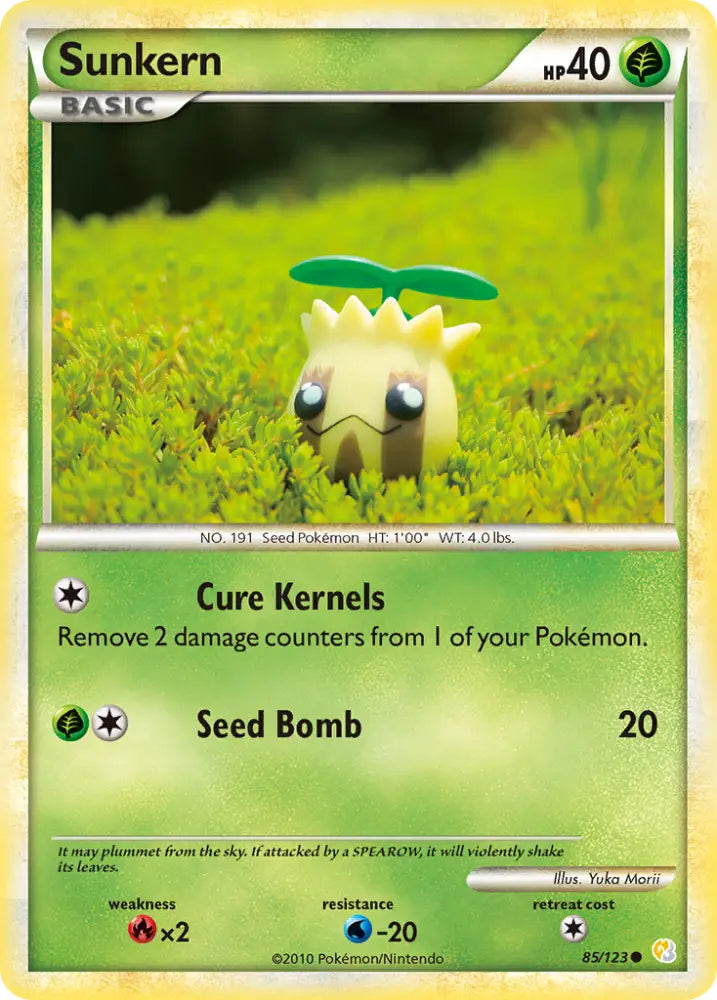 Sunkern (85/123) [HeartGold & SoulSilver: Base Set] - Pokemon Single