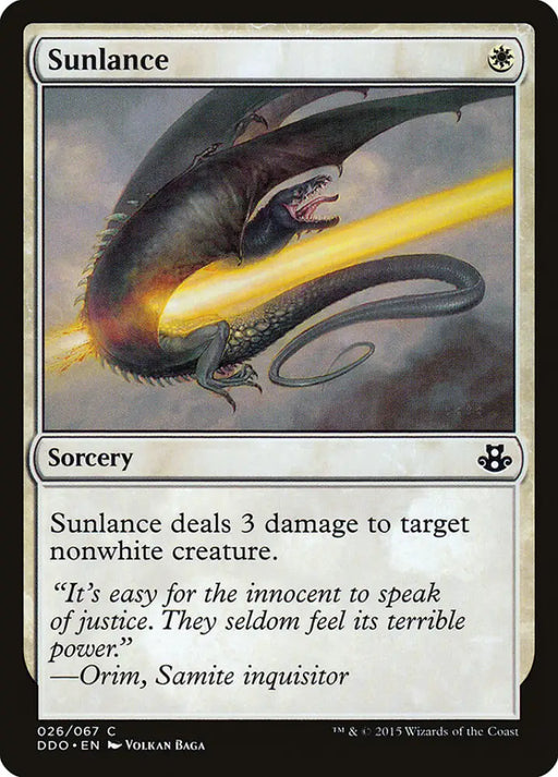 Sunlance [Duel Decks: Elspeth vs. Kiora] - MTG Single