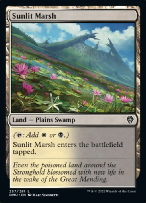 Sunlit Marsh [Dominaria United] - MTG Single