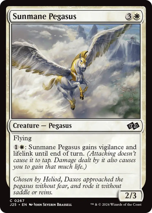 Sunmane Pegasus [Foundations Jumpstart] - MTG Single
