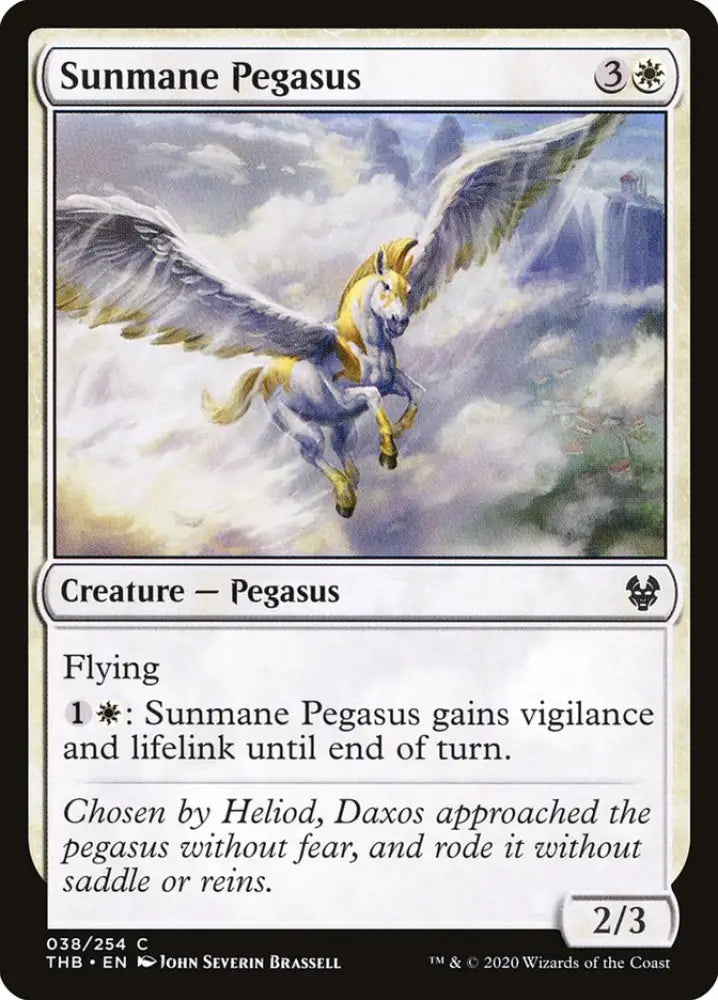 Sunmane Pegasus [Theros Beyond Death] - MTG Single