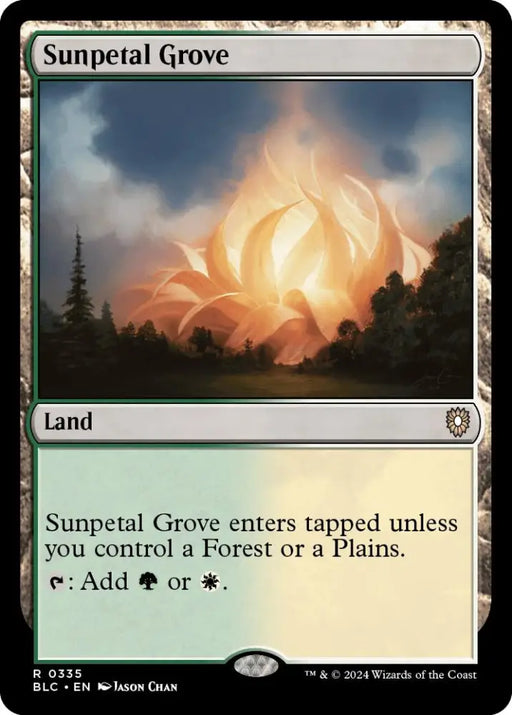 Sunpetal Grove [Bloomburrow Commander] - MTG Single