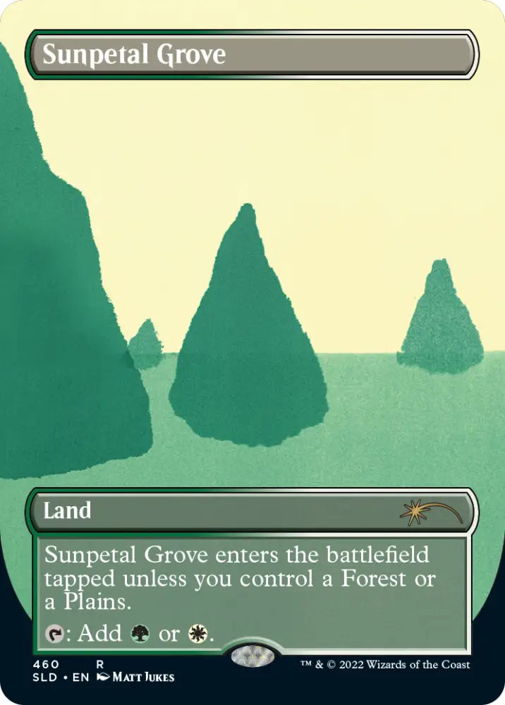 Sunpetal Grove (Borderless) [Secret Lair Drop Series] - MTG Single