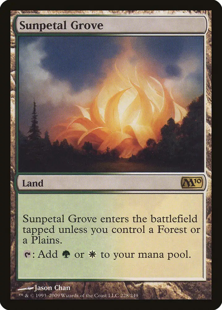 Sunpetal Grove [Magic 2010] - MTG Single