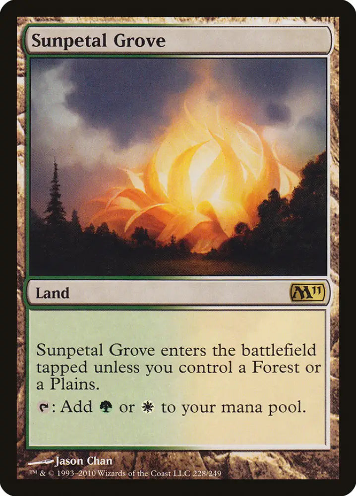 Sunpetal Grove [Magic 2011] - MTG Single