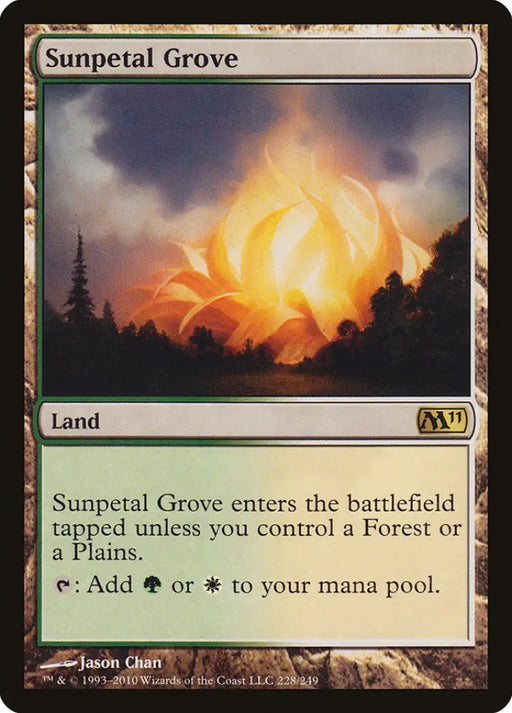 Sunpetal Grove [Magic 2011] - MTG Single