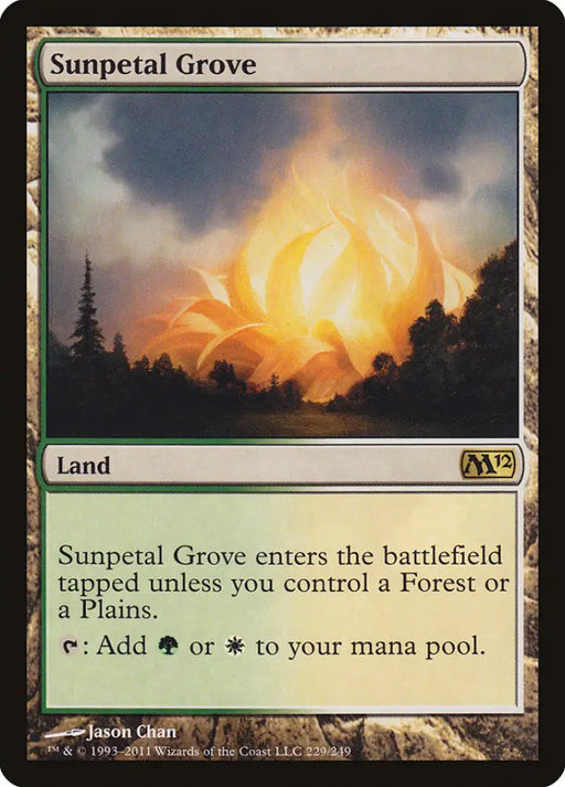Sunpetal Grove [Magic 2012] - MTG Single