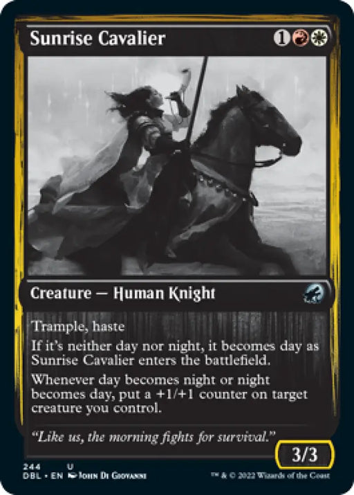 Sunrise Cavalier [Innistrad: Double Feature] - MTG Single