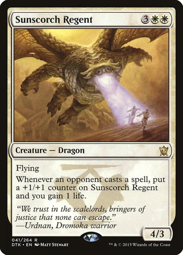 Sunscorch Regent [Dragons of Tarkir] - MTG Single