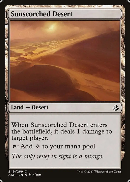 Sunscorched Desert [Amonkhet] - MTG Single