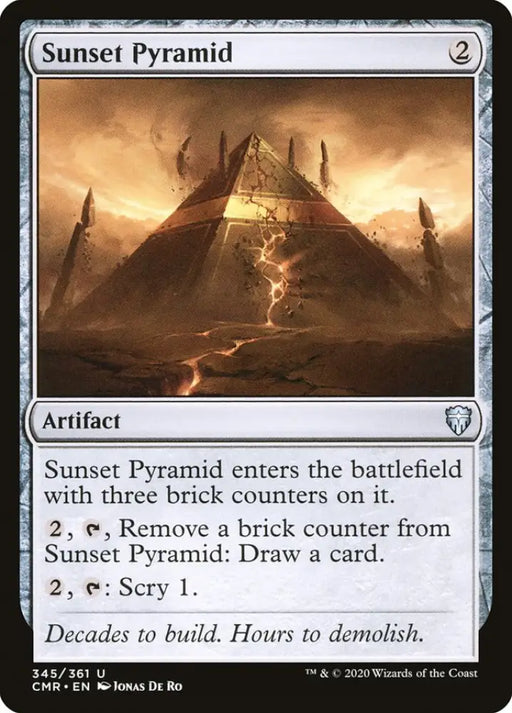 Sunset Pyramid [Commander Legends] - MTG Single