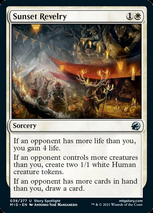 Sunset Revelry [Innistrad: Midnight Hunt] - MTG Single
