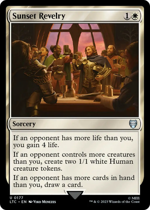 Sunset Revelry [The Lord of the Rings: Tales of Middle-Earth Commander] - MTG Single