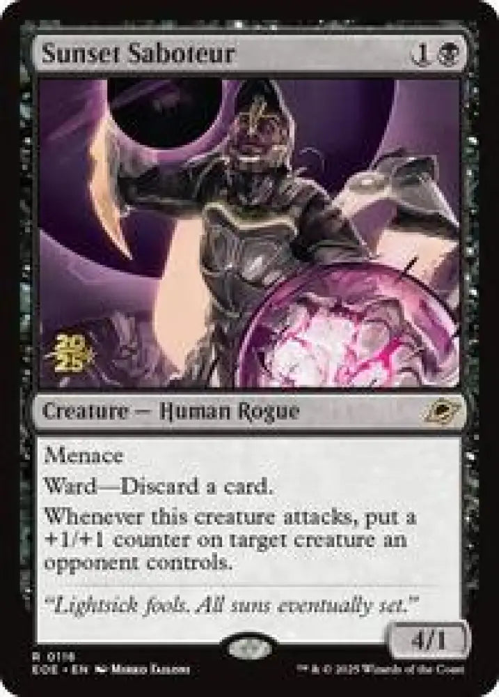 Sunset Saboteur (116) [Prerelease Cards]