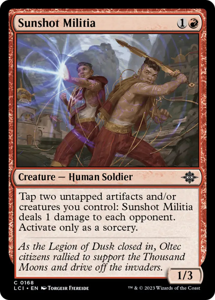 Sunshot Militia [The Lost Caverns of Ixalan] - MTG Single