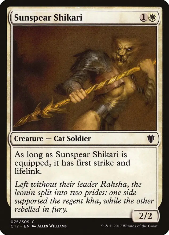 Sunspear Shikari [Commander 2017] - MTG Single