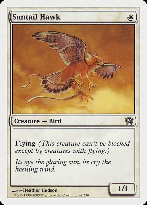 Suntail Hawk [Ninth Edition] - MTG Single