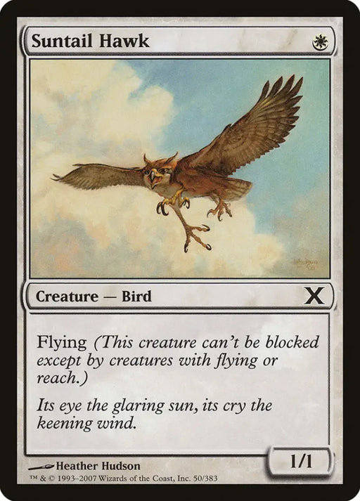 Suntail Hawk [Tenth Edition] - MTG Single